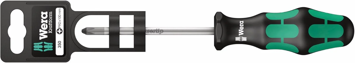 پیچ گوشتی Wera 350 PH SB برای پیچ های فیلیپس، PH 1 x 80 میلی متر پیچ گوشتی Wera 350 PH SB برای پیچ های فیلیپس، PH 1 x 80 میلی متر
