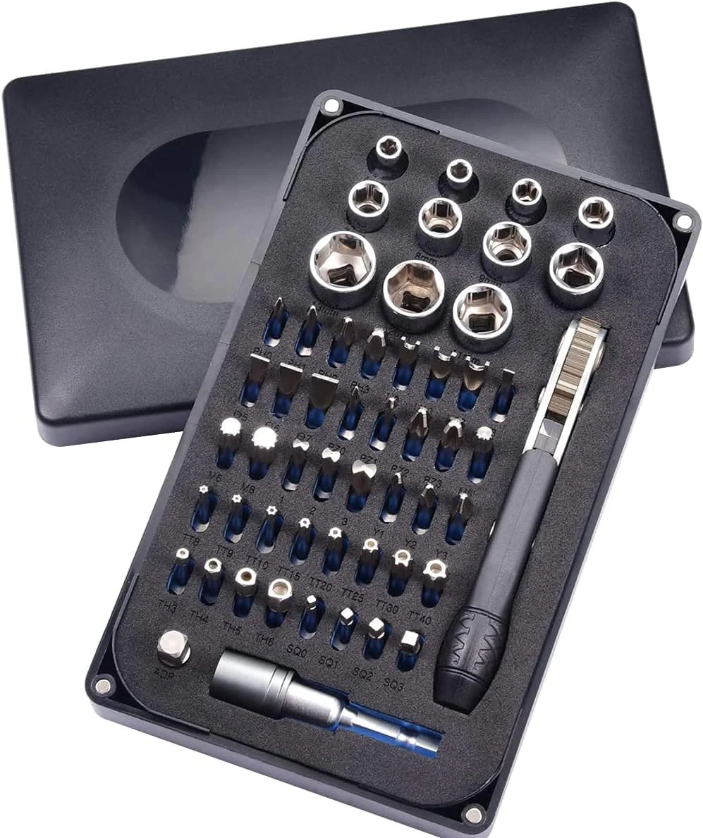 ست مینی آچار جغجغه ای و سری پیچ گوشتی Steinwhale با سری های شش گوش 1/4 اینچی، ساخته شده از فولاد S2 با ماشینکاری CNC، دنده 36 دندانه ای برگشت پذیر، دسته با زاویه 90 درجه، نگهدارنده مغناطیسی ست مینی آچار جغجغه ای و سری پیچ گوشتی Steinwhale با سری های شش گوش 1/4 اینچی، ساخته شده از فولاد S2 با ماشینکاری CNC، دنده 36 دندانه ای برگشت پذیر، دسته با زاویه 90 درجه، نگهدارنده مغناطیسی