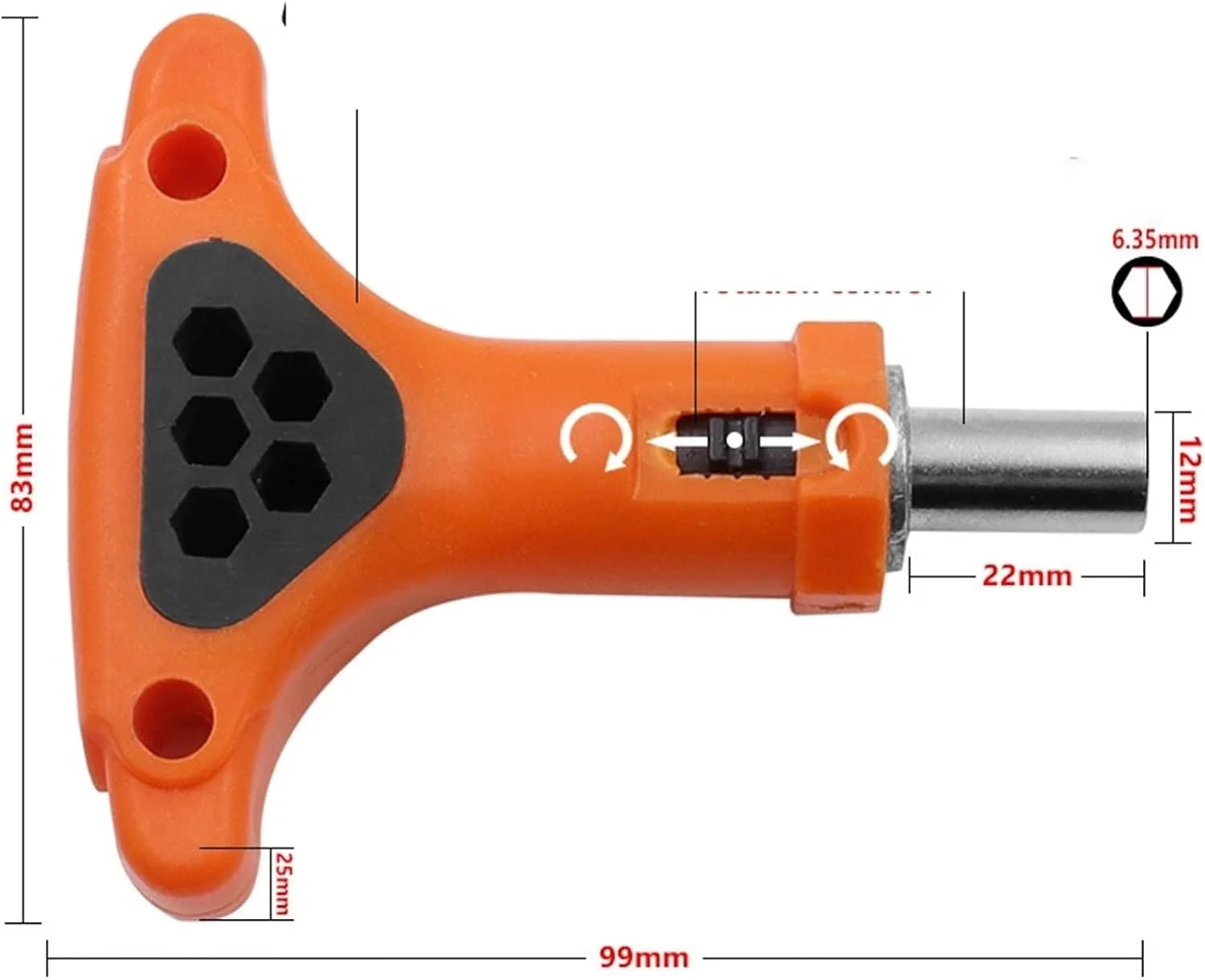 پیچ گوشتی دسته جغجغه ای خانگی ست پیچ گوشتی T شکل جغجغه ای بیت پیچ گوشتی دسته عایق دقیق برای ابزار دستی برقکار