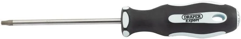 پیچ گوشتی ستاره ای دراپر مدل 35071 Tx-Star T10 Expert با دسته نرم، 75 میلی متر