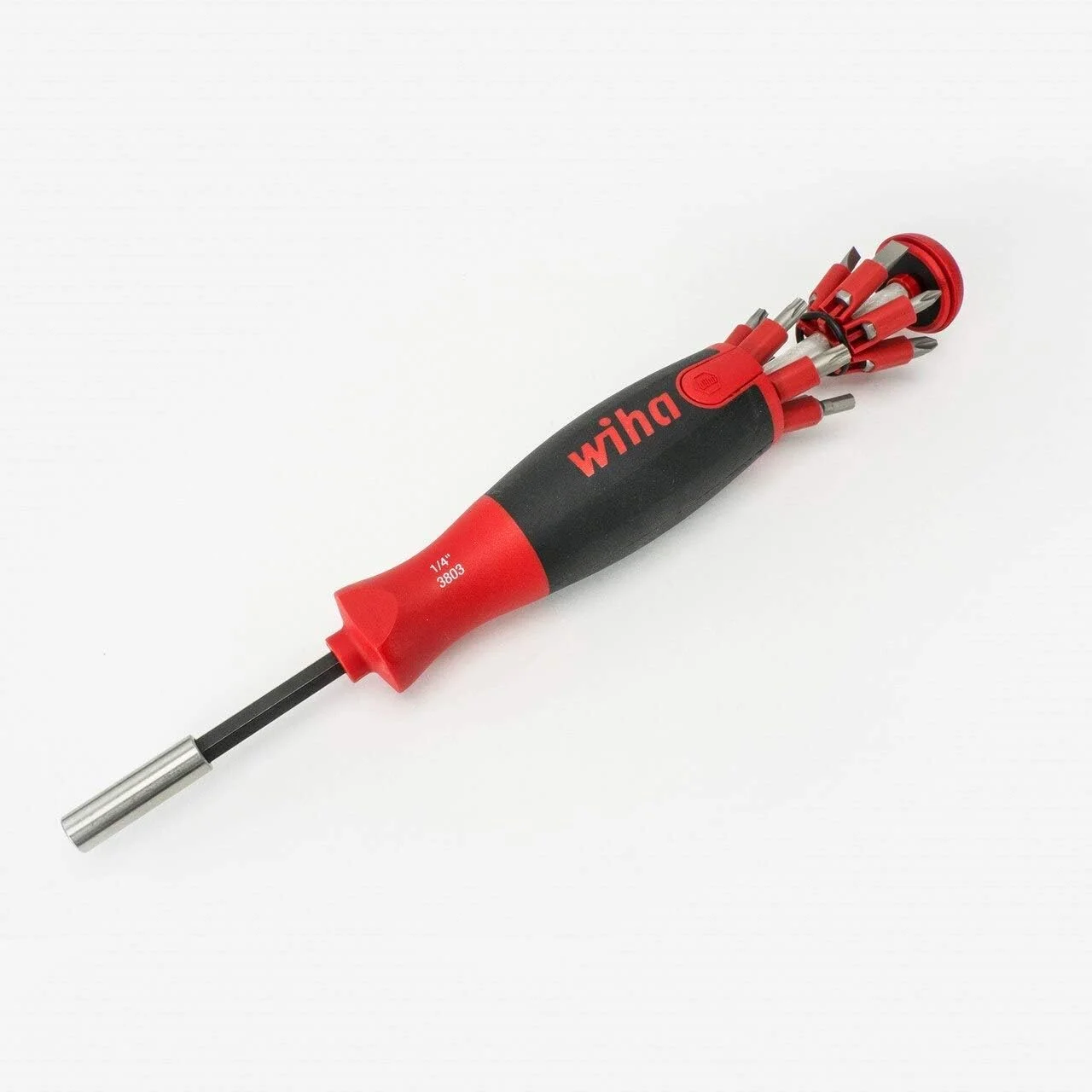 پیچ گوشتی 12 در 1 Wiha با سری های دوسو، چهارسو، مربعی و ستاره ای