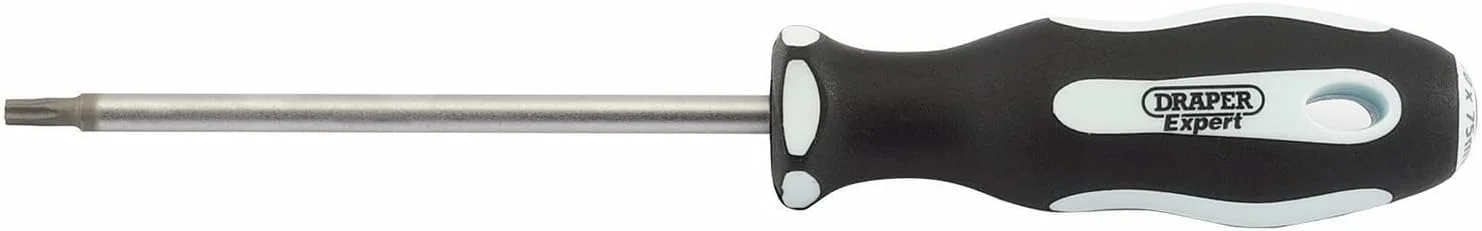 پیچ گوشتی ستاره ای دراپر مدل 35071 Tx-Star T10 Expert با دسته نرم، 75 میلی متر