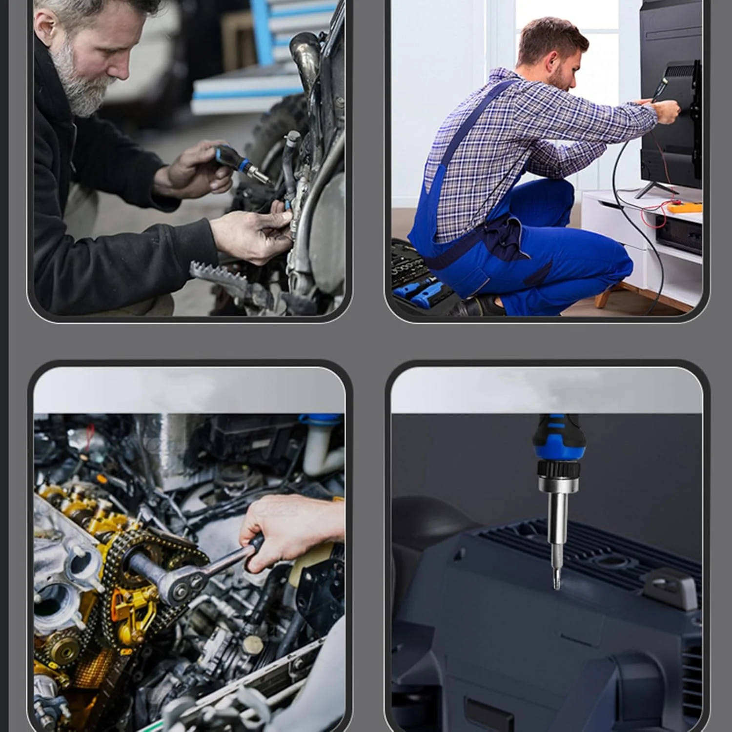 ست پیچ گوشتی جغجغه ای مغناطیسی - ست جغجغه ای فشرده مغناطیسی 69 در 1، سری پیچ گوشتی حرفه ای دقیق برای ماشین آلات صنعتی، برق، لوله کشی، لوازم خانگی، کارگاه ست پیچ گوشتی جغجغه ای مغناطیسی - ست جغجغه ای فشرده مغناطیسی 69 در 1، سری پیچ گوشتی حرفه ای دقیق برای ماشین آلات صنعتی، برق، لوله کشی، لوازم خانگی، کارگاه