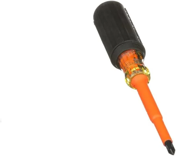 پیچ گوشتی عایق کلاین تولز 603-4-INS، نوک 2 فیلیپس، 4 اینچ