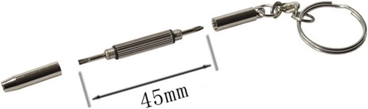 پیچ گوشتی عینک پیچ گوشتی استیل ضد زنگ قابل حمل جاکلیدی پیچ گوشتی عینک آفتابی ساعت پیچ گوشتی 3 در 1 کیت ابزار تعمیر پیچ گوشتی عینک پیچ گوشتی استیل ضد زنگ قابل حمل جاکلیدی پیچ گوشتی عینک آفتابی ساعت پیچ گوشتی 3 در 1 کیت ابزار تعمیر