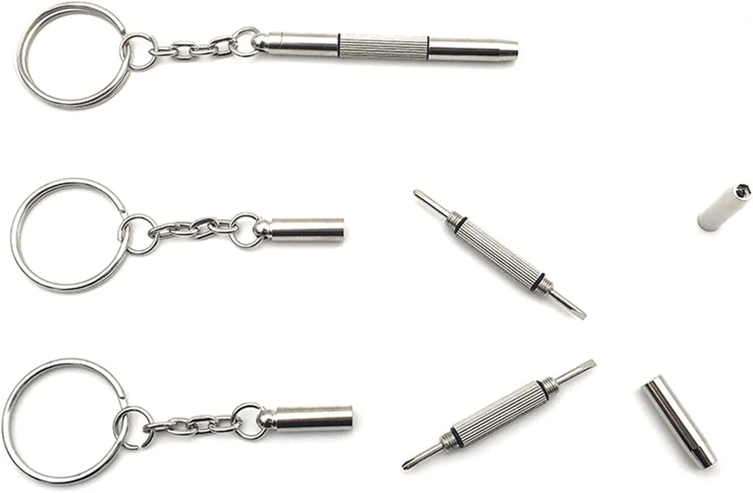 پیچ گوشتی عینک پیچ گوشتی استیل ضد زنگ قابل حمل جاکلیدی پیچ گوشتی عینک آفتابی ساعت پیچ گوشتی 3 در 1 کیت ابزار تعمیر پیچ گوشتی عینک پیچ گوشتی استیل ضد زنگ قابل حمل جاکلیدی پیچ گوشتی عینک آفتابی ساعت پیچ گوشتی 3 در 1 کیت ابزار تعمیر