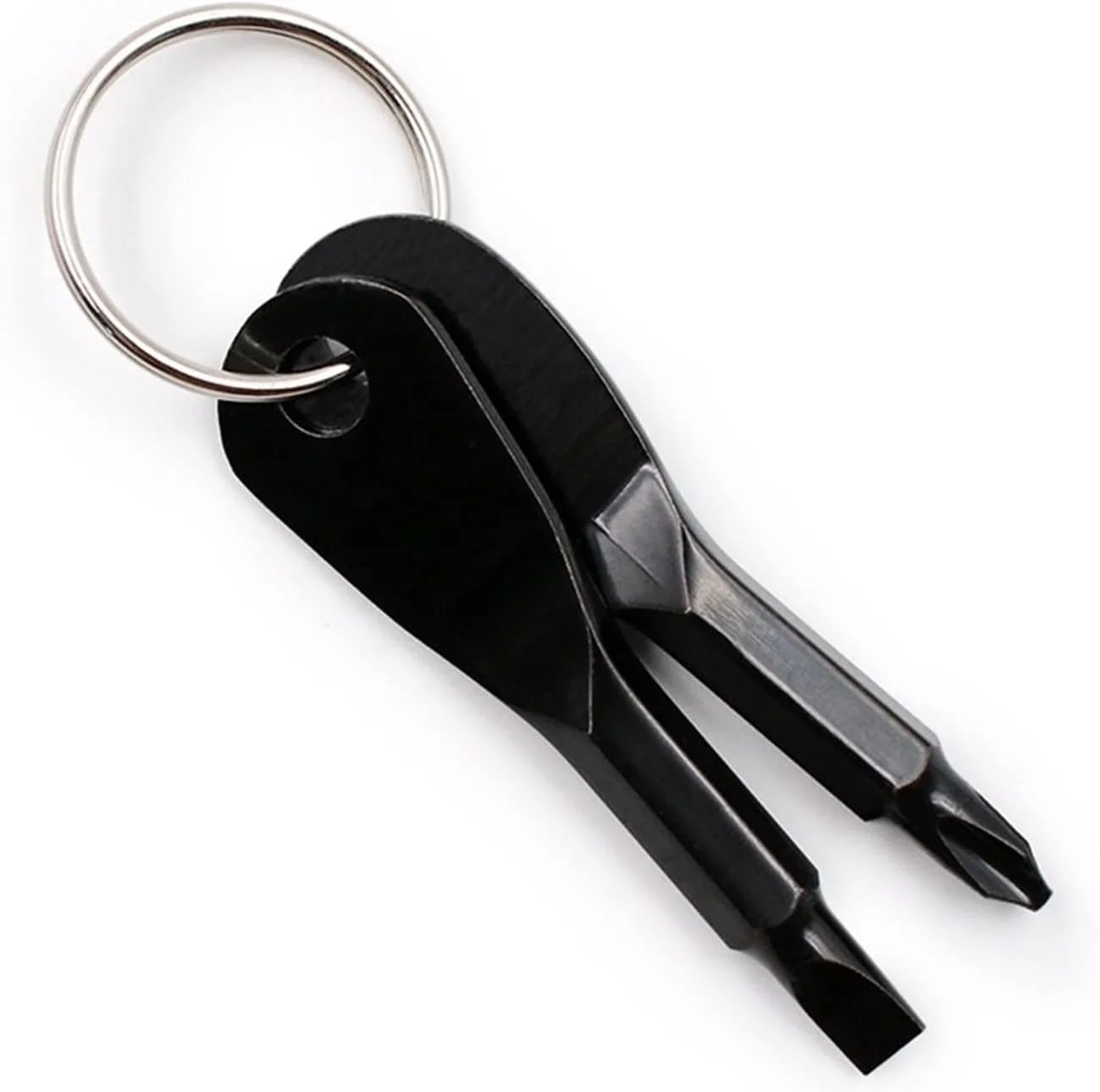 WMGSDWB پیچ گوشتی استیل ضد زنگ مینی جاکلیدی ابزار جیبی مجموعه پیچ گوشتی دوسو چهارسو چند منظوره حلقه کلید شکل کلید خودرو WMGSDWB پیچ گوشتی استیل ضد زنگ مینی جاکلیدی ابزار جیبی مجموعه پیچ گوشتی دوسو چهارسو چند منظوره حلقه کلید شکل کلید خودرو