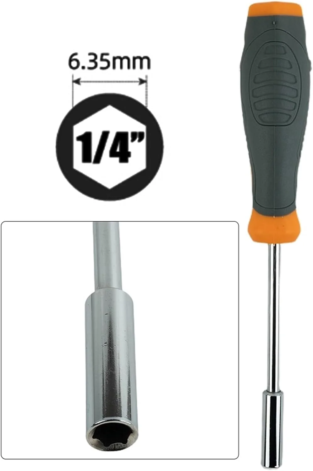 پیچ گوشتی با آداپتور شش گوش، دسته لاستیکی ضد لغزش و سر آهنربایی، ابزار دستی و متعلقات پیچ گوشتی با آداپتور شش گوش، دسته لاستیکی ضد لغزش و سر آهنربایی، ابزار دستی و متعلقات