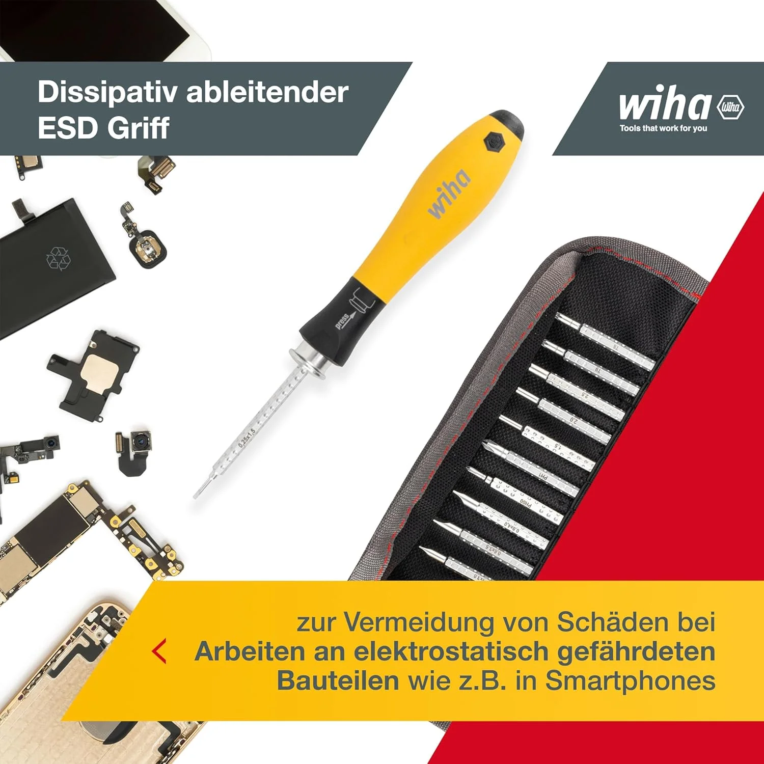 مجموعه پیچ گوشتی سیستم 4 ESD ویها مدل 2691T11ESD، 11 عددی