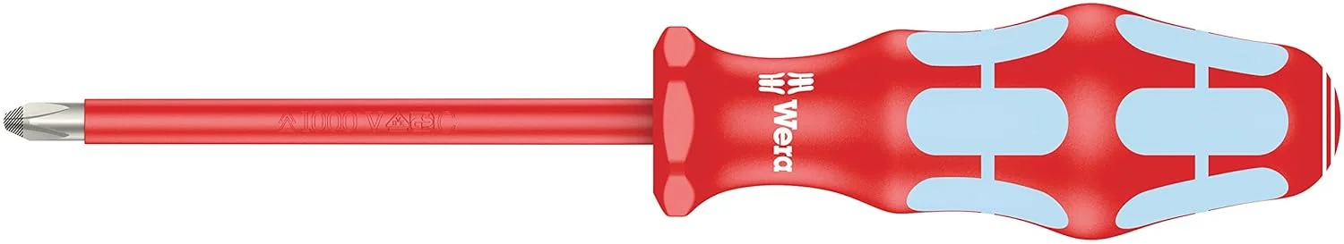 پیچ گوشتی چهارسوی عایق برق Wera 3162 i VDE، استیل ضد زنگ، PH 2 x 100 mm، 05022734001 پیچ گوشتی چهارسوی عایق برق Wera 3162 i VDE، استیل ضد زنگ، PH 2 x 100 mm، 05022734001