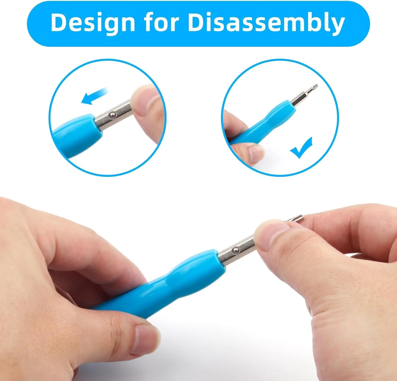 پیچ گوشتی برای زنگ در تصویری، پیچ گوشتی دو سر T6 و T15 مناسب برای تعویض باتری، شارژ و دسترسی به بازنشانی رمز وای فای زنگ در تصویری و مدل های 2، پرو و الیت، باز کردن قفل امنیتی بدون شکستن پیچ گوشتی برای زنگ در تصویری، پیچ گوشتی دو سر T6 و T15 مناسب برای تعویض باتری، شارژ و دسترسی به بازنشانی رمز وای فای زنگ در تصویری و مدل های 2، پرو و الیت، باز کردن قفل امنیتی بدون شکستن