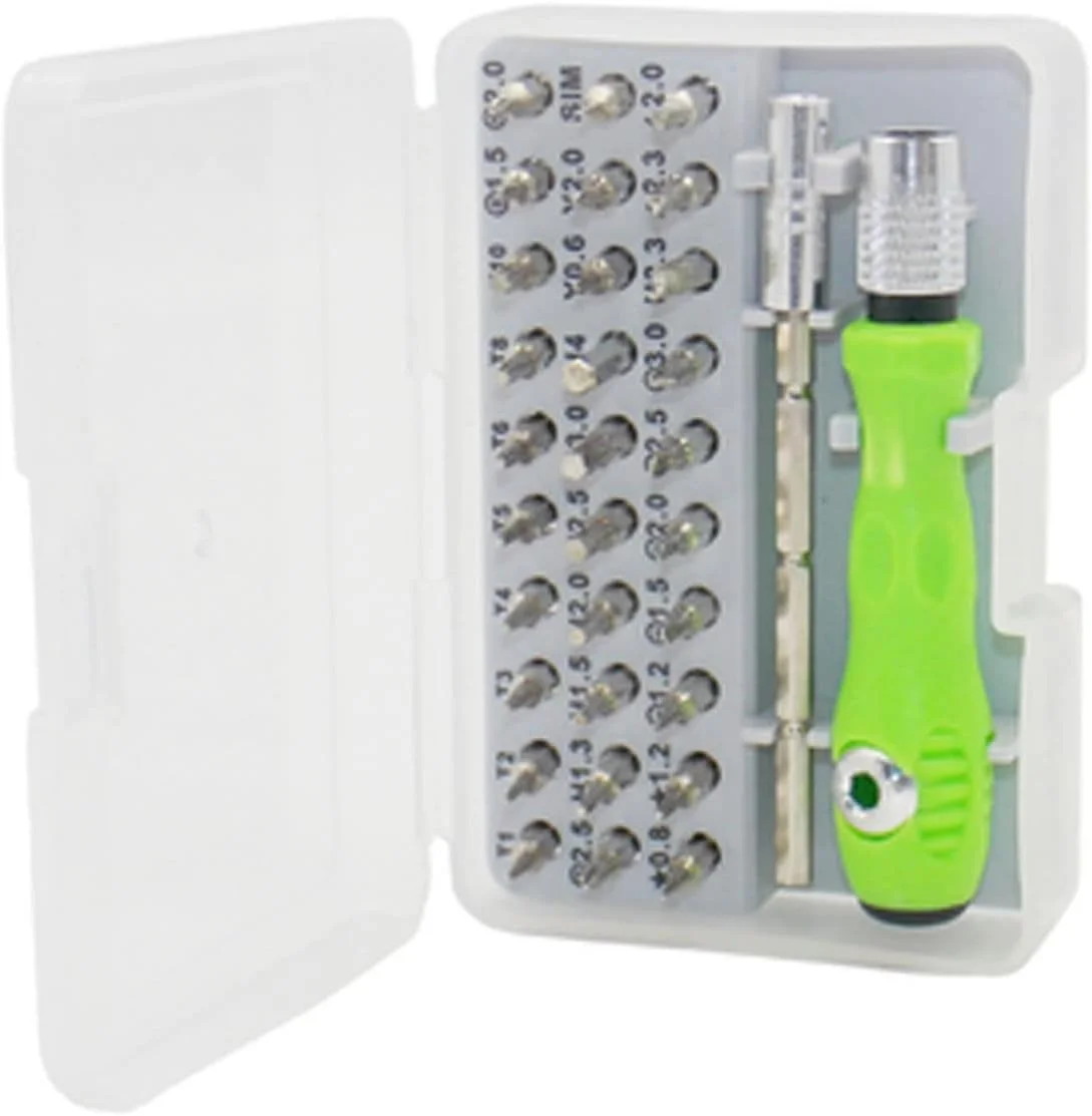 مجموعه پیچ گوشتی مغناطیسی 32 در 1 چند منظوره تعمیرات برای کامپیوتر و لپ تاپ مجموعه پیچ گوشتی مغناطیسی 32 در 1 چند منظوره تعمیرات برای کامپیوتر و لپ تاپ