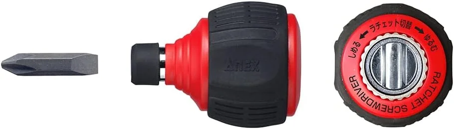 دسته پیچ گوشتی جغجغه ای آنکس مدل Starby Minista 60 شماره 306 با قابلیت تعویض دسته پیچ گوشتی جغجغه ای آنکس مدل Starby Minista 60 شماره 306 با قابلیت تعویض