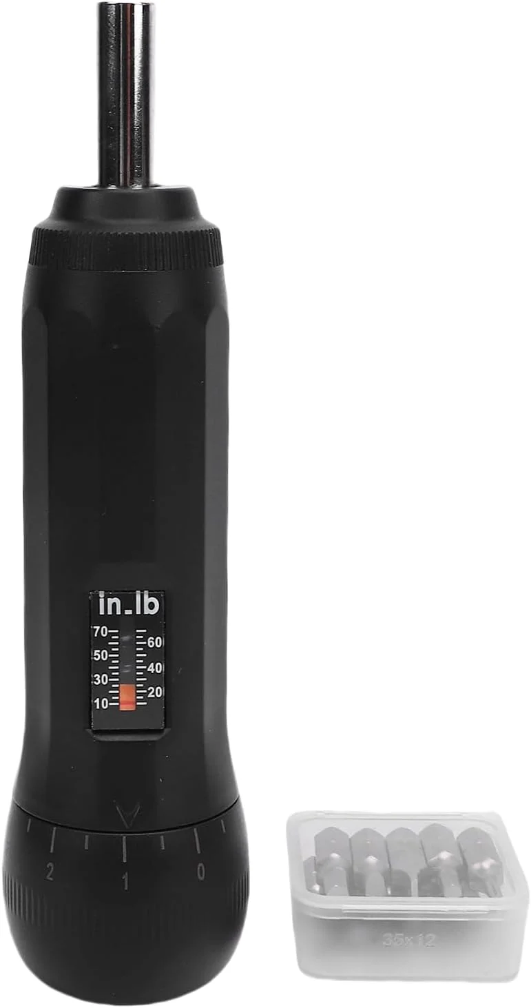 پیچ گوشتی گشتاور از پیش تنظیم شده با 10 سری، ست پیچ گوشتی گشتاور با درایو 1/4 اینچ برای ابزارهای تعمیر و نگهداری، محدوده 10-70 اینچ-پوند پیچ گوشتی گشتاور از پیش تنظیم شده با 10 سری، ست پیچ گوشتی گشتاور با درایو 1/4 اینچ برای ابزارهای تعمیر و نگهداری، محدوده 10-70 اینچ-پوند