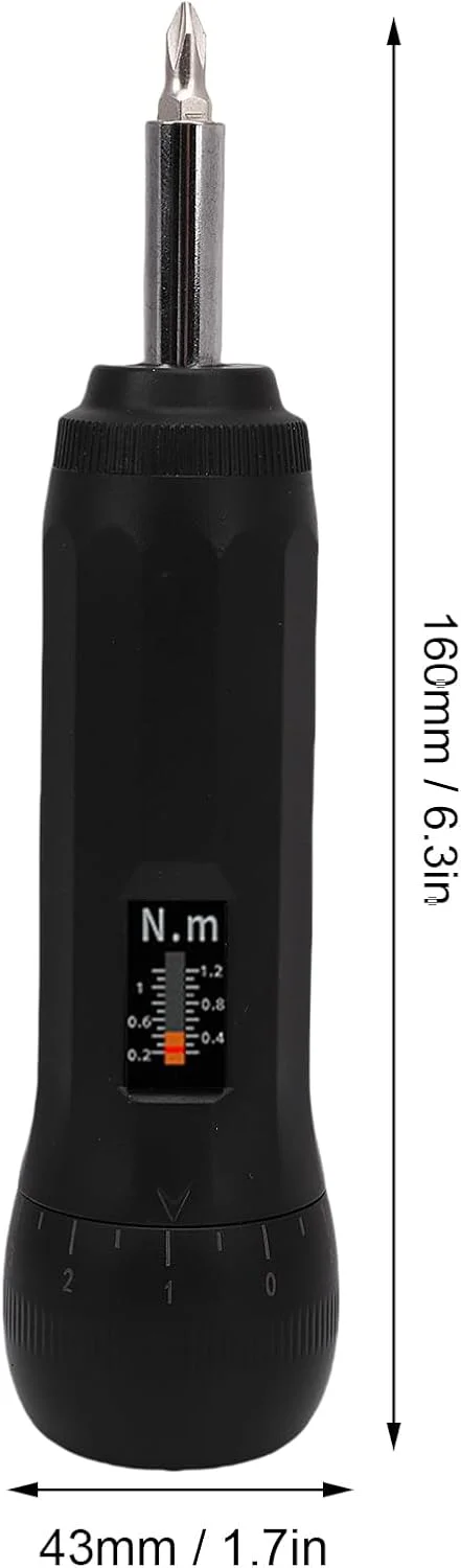 آچار پیچ گوشتی ترکمتر از پیش تنظیم شده OVAQUIXI با سری های S2، مجموعه آچار پیچ گوشتی ترکمتر با درایو 1/4 اینچ برای ابزارهای تعمیر و نگهداری، محدوده 0.2-1.2 نیوتن متر آچار پیچ گوشتی ترکمتر از پیش تنظیم شده OVAQUIXI با سری های S2، مجموعه آچار پیچ گوشتی ترکمتر با درایو 1/4 اینچ برای ابزارهای تعمیر و نگهداری، محدوده 0.2-1.2 نیوتن متر