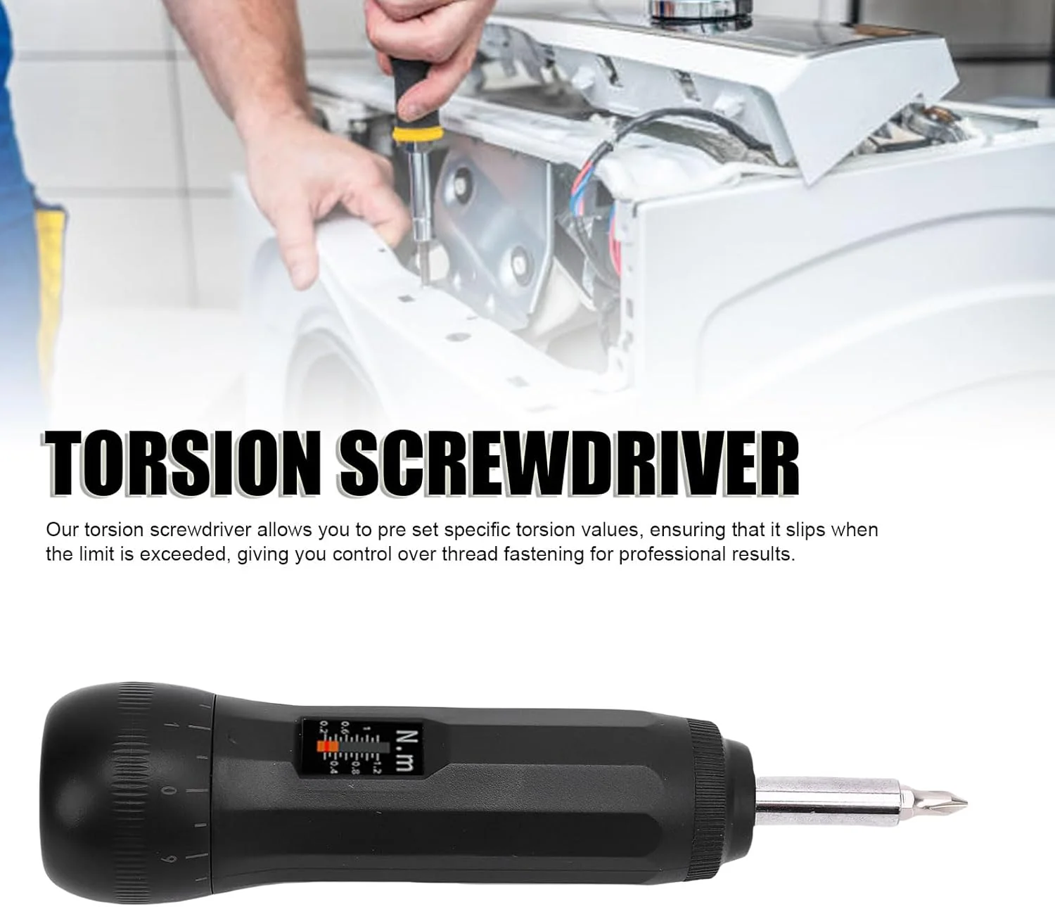 آچار پیچ گوشتی ترکمتر از پیش تنظیم شده OVAQUIXI با سری های S2، مجموعه آچار پیچ گوشتی ترکمتر با درایو 1/4 اینچ برای ابزارهای تعمیر و نگهداری، محدوده 0.2-1.2 نیوتن متر آچار پیچ گوشتی ترکمتر از پیش تنظیم شده OVAQUIXI با سری های S2، مجموعه آچار پیچ گوشتی ترکمتر با درایو 1/4 اینچ برای ابزارهای تعمیر و نگهداری، محدوده 0.2-1.2 نیوتن متر