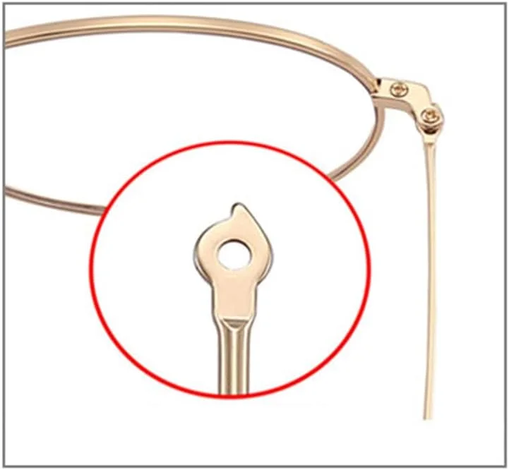 بازوهای دسته عینک فلزی طلایی QYAJS به همراه پیچ گوشتی 3 در 1 بازوهای دسته عینک فلزی طلایی QYAJS به همراه پیچ گوشتی 3 در 1