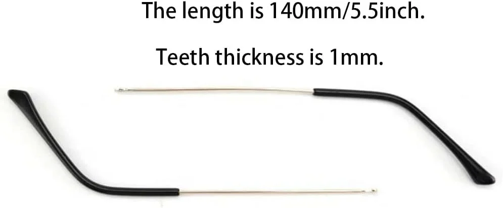 بازوهای دسته عینک فلزی طلایی QYAJS به همراه پیچ گوشتی 3 در 1 بازوهای دسته عینک فلزی طلایی QYAJS به همراه پیچ گوشتی 3 در 1