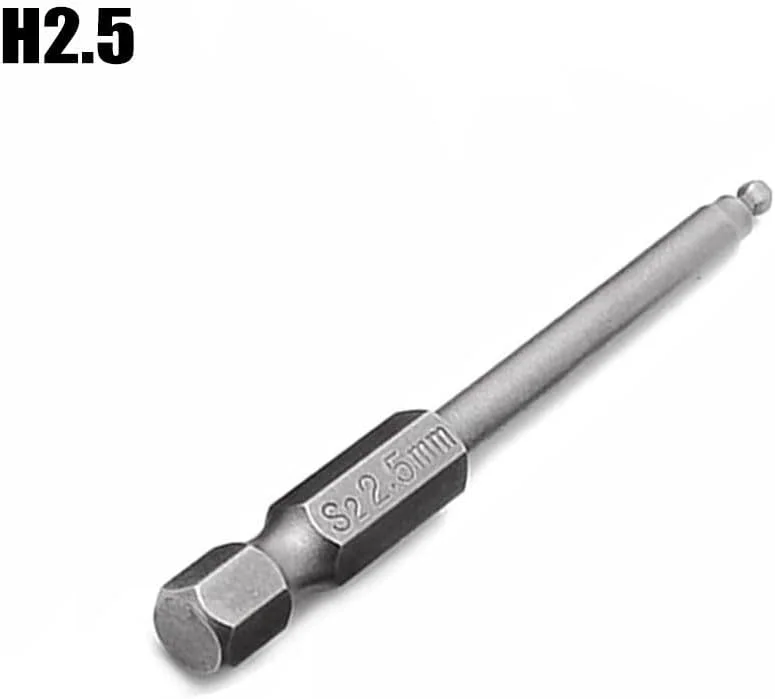 سَری پیچ گوشتی 65 میلی متری سر توپی، سَری پیچ گوشتی شش گوش، دسته شش گوش تکی 65 میلی متری * سر توپی H2.5، مجموعه پیچ گوشتی قابل حمل، Desarmador سَری پیچ گوشتی 65 میلی متری سر توپی، سَری پیچ گوشتی شش گوش، دسته شش گوش تکی 65 میلی متری * سر توپی H2.5، مجموعه پیچ گوشتی قابل حمل، Desarmador