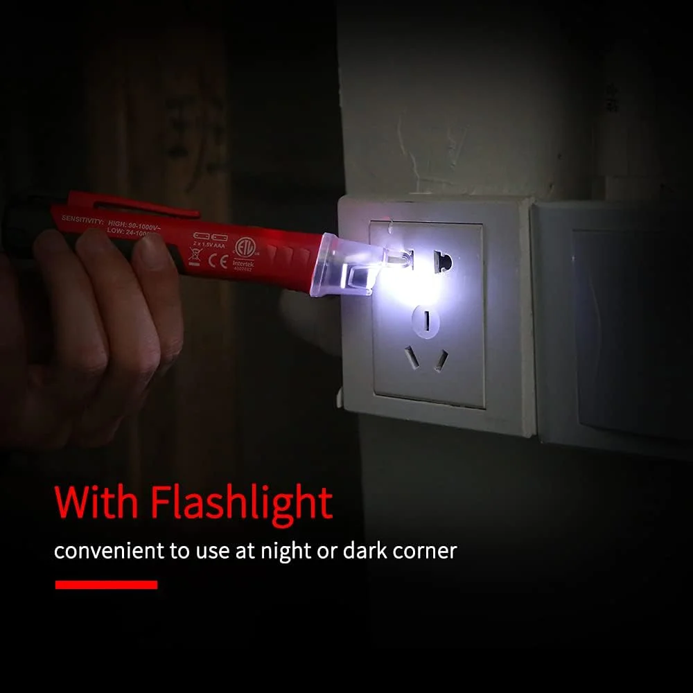 قلم تست ولتاژ AC غیر تماسی قابل حمل UNI-T مدل V~Alert با آلارم صوتی و نوری و چراغ قوه LED قلم تست ولتاژ AC غیر تماسی قابل حمل UNI-T مدل V~Alert با آلارم صوتی و نوری و چراغ قوه LED