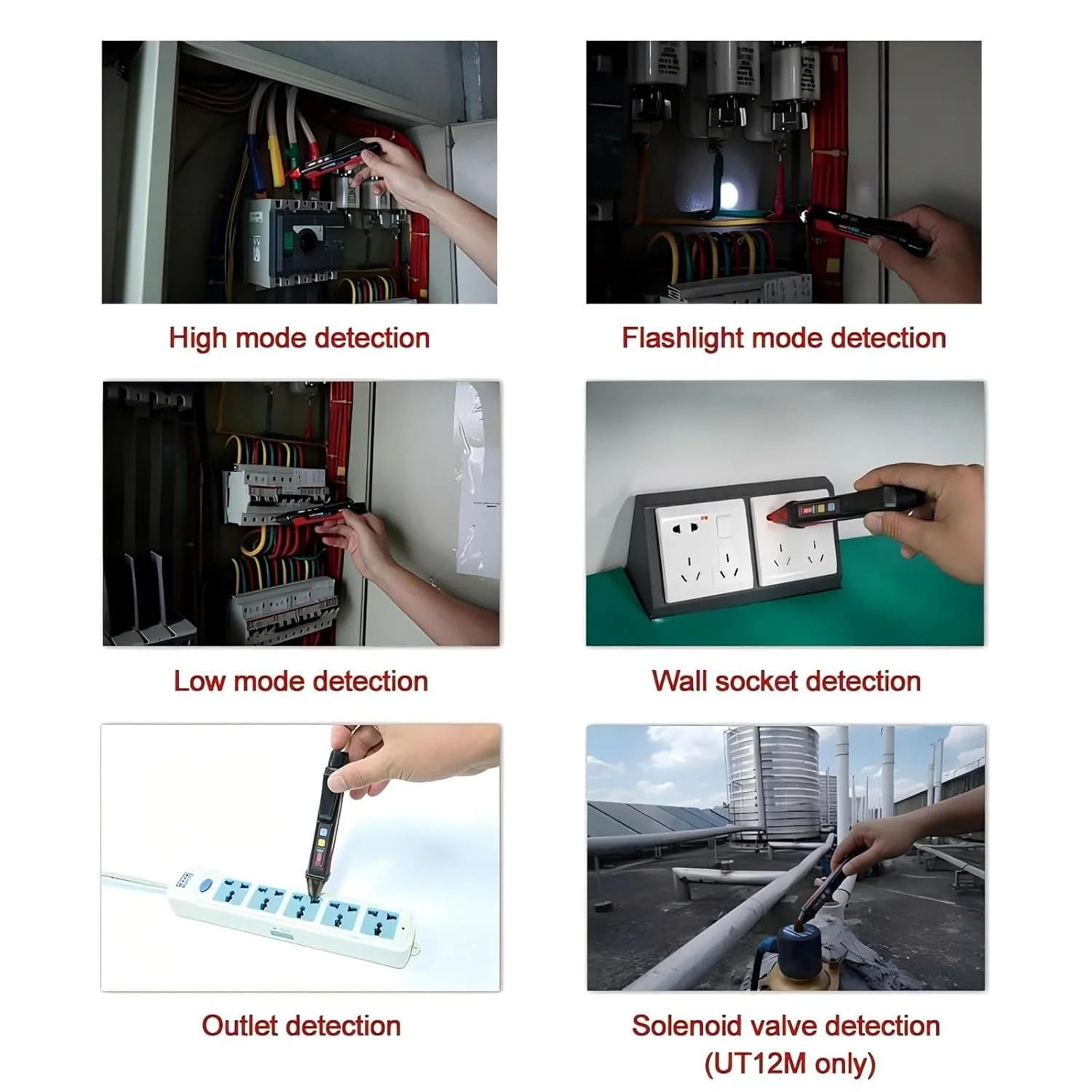 قلم تست ولتاژ غیر تماسی یونیتی مدل UT12E با محدوده 24 تا 1000 ولت قلم تست ولتاژ غیر تماسی یونیتی مدل UT12E با محدوده 24 تا 1000 ولت