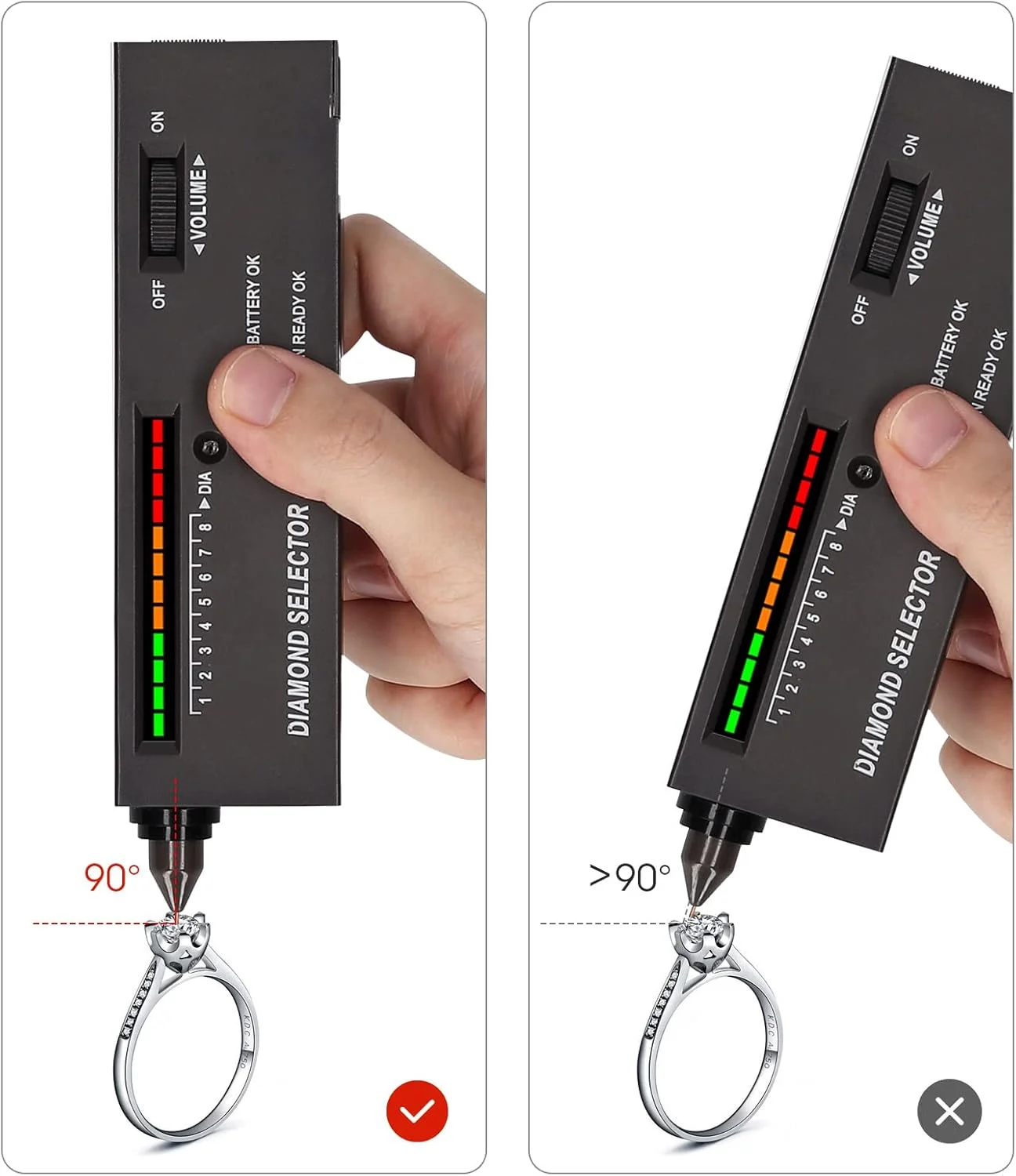 تستر UNI-T، قلم تست با دقت بالا، ابزار تست جواهرات و سنگ های قیمتی به همراه کیف برای افراد مبتدی و متخصص تستر UNI-T، قلم تست با دقت بالا، ابزار تست جواهرات و سنگ های قیمتی به همراه کیف برای افراد مبتدی و متخصص