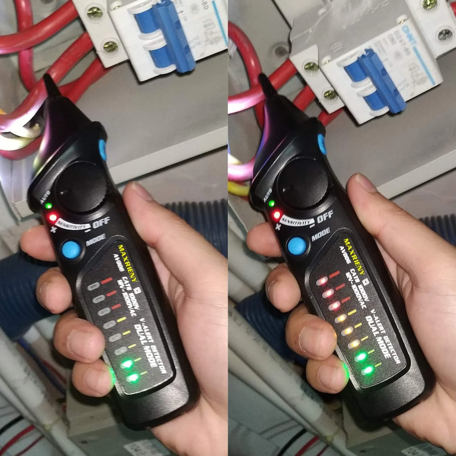 تستر یونیتی AVD06، تستر ولتاژ AC دو حالته 12V/48V~1000V، قلم تست ولتاژ AC غیر تماسی با عملکرد چراغ قوه تستر یونیتی AVD06، تستر ولتاژ AC دو حالته 12V/48V~1000V، قلم تست ولتاژ AC غیر تماسی با عملکرد چراغ قوه