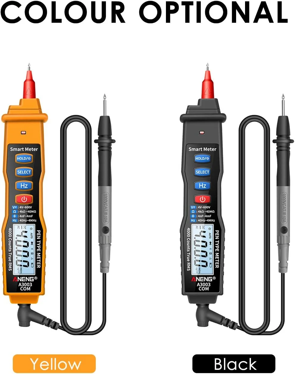 تستر ولتاژ UNI-T، مولتی متر دیجیتال قلمی NCV AC/DC ولت متر اهم متر مقاومت خازن فرکانس تست سیم برق دار قابل حمل 4000 شمارش با نور پس زمینه و نگهدارنده داده و چراغ قوه تستر ولتاژ UNI-T، مولتی متر دیجیتال قلمی NCV AC/DC ولت متر اهم متر مقاومت خازن فرکانس تست سیم برق دار قابل حمل 4000 شمارش با نور پس زمینه و نگهدارنده داده و چراغ قوه
