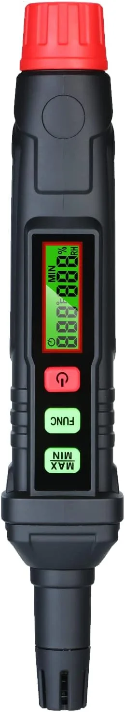 تستر یونی-تی، سایکرومتر دیجیتال 4 در 1 قابل حمل، ترمو-هیگرومتر کوچک، قلم سنجش دما و رطوبت با نقطه شبنم و دمای حباب مرطوب (باتری شامل نمی شود) تستر یونی-تی، سایکرومتر دیجیتال 4 در 1 قابل حمل، ترمو-هیگرومتر کوچک، قلم سنجش دما و رطوبت با نقطه شبنم و دمای حباب مرطوب (باتری شامل نمی شود)