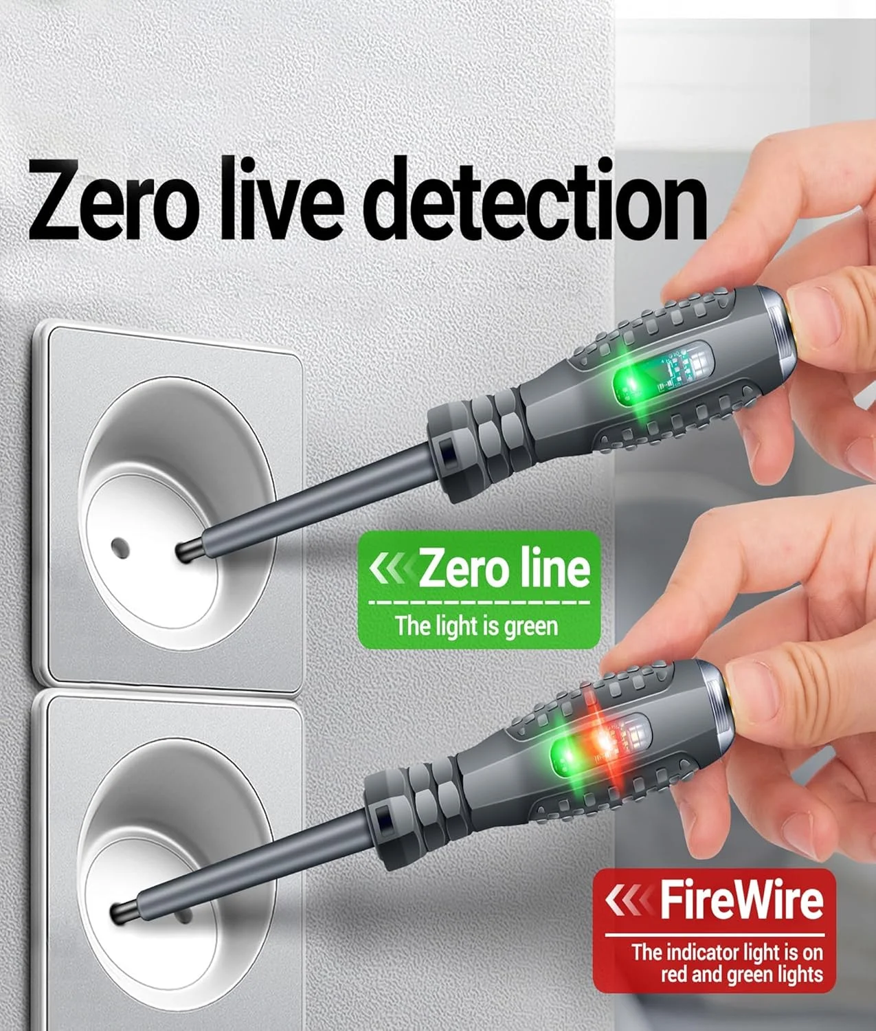 نالاکال تستر ولتاژ با پیچ گوشتی برقی، تستر سیم برق دار/صفر، ابزار تستر، قلم تستر ولتاژ غیر تماسی با محدوده AC 70V-250V، آشکارساز ولتاژ جیبی، یاب نقطه شکست نالاکال تستر ولتاژ با پیچ گوشتی برقی، تستر سیم برق دار/صفر، ابزار تستر، قلم تستر ولتاژ غیر تماسی با محدوده AC 70V-250V، آشکارساز ولتاژ جیبی، یاب نقطه شکست