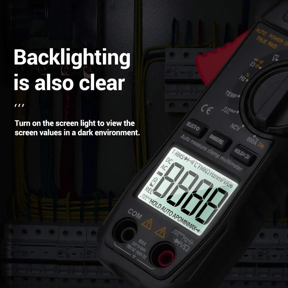 آمپرمتر کلمپی، مولتی متر دیجیتال ST209 با 6000 شمارش، True RMS، آمپرمتر جریان AC/DC، تستر ولت متر، نمایشگر LCD با محدوده خودکار آمپرمتر کلمپی، مولتی متر دیجیتال ST209 با 6000 شمارش، True RMS، آمپرمتر جریان AC/DC، تستر ولت متر، نمایشگر LCD با محدوده خودکار