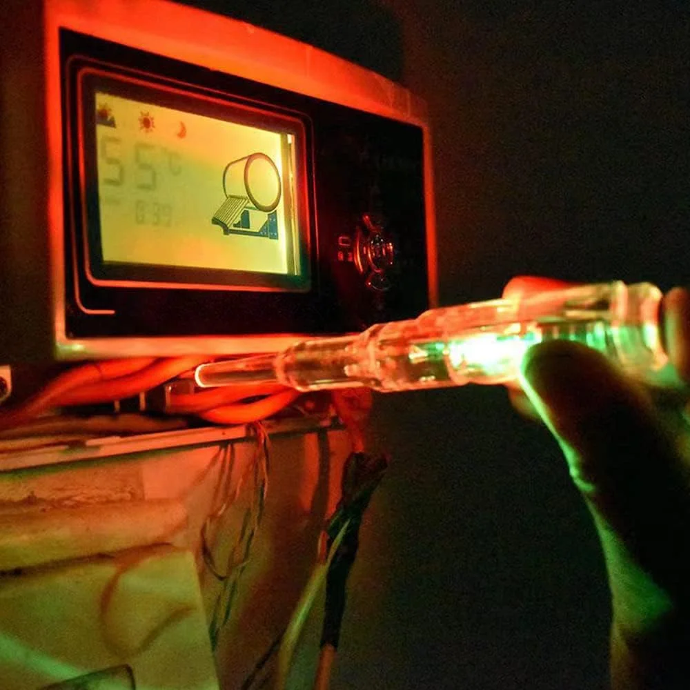 قلم تست ولتاژ هوشمند ضد آب پپیسکی، قلم تست برق ولتاژ با نور LED بسیار روشن، ابزار نشانگر الکتریکی با پیچ گوشتی قلم تست ولتاژ هوشمند ضد آب پپیسکی، قلم تست برق ولتاژ با نور LED بسیار روشن، ابزار نشانگر الکتریکی با پیچ گوشتی