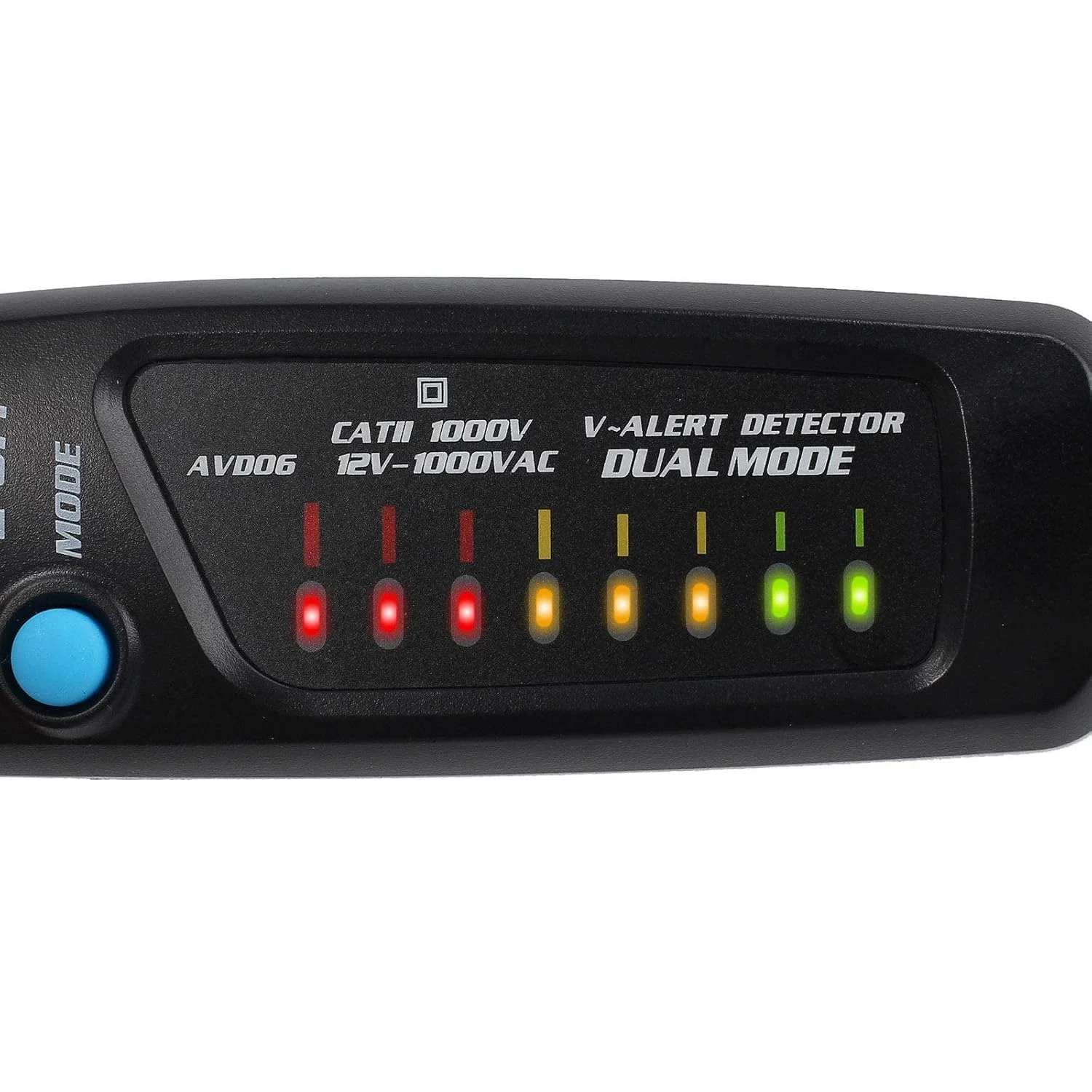 AVD06 آشکارساز ولتاژ غیر تماسی، قلم تست ولتاژ AC پریز برق، 12-1000 ولت، حالت خودکار/دستی، حساسیت قابل تنظیم، بررسی سیم برق NCV با نشانگر LED رنگی، چراغ قوه AVD06 آشکارساز ولتاژ غیر تماسی، قلم تست ولتاژ AC پریز برق، 12-1000 ولت، حالت خودکار/دستی، حساسیت قابل تنظیم، بررسی سیم برق NCV با نشانگر LED رنگی، چراغ قوه