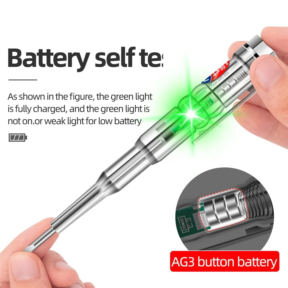 نئلابیل B14 24- تستر الکتریکی القایی با نور نشانگر، آلارم صوتی و نوری، قلم تست نئلابیل B14 24- تستر الکتریکی القایی با نور نشانگر، آلارم صوتی و نوری، قلم تست