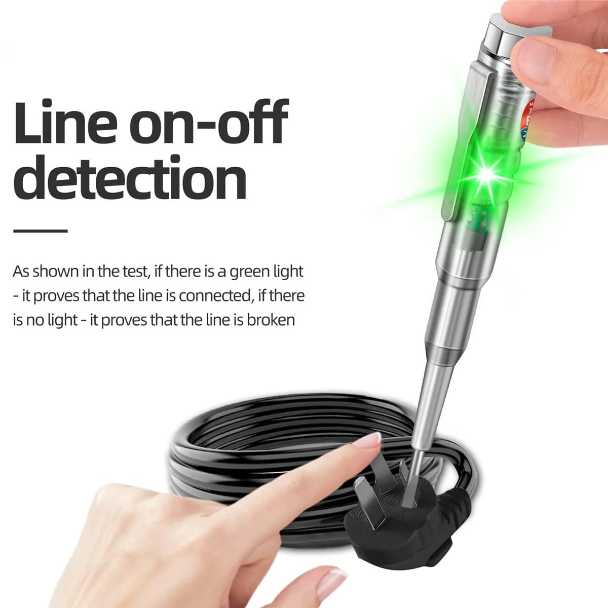 نئلابیل B14 24- تستر الکتریکی القایی با نور نشانگر، آلارم صوتی و نوری، قلم تست نئلابیل B14 24- تستر الکتریکی القایی با نور نشانگر، آلارم صوتی و نوری، قلم تست