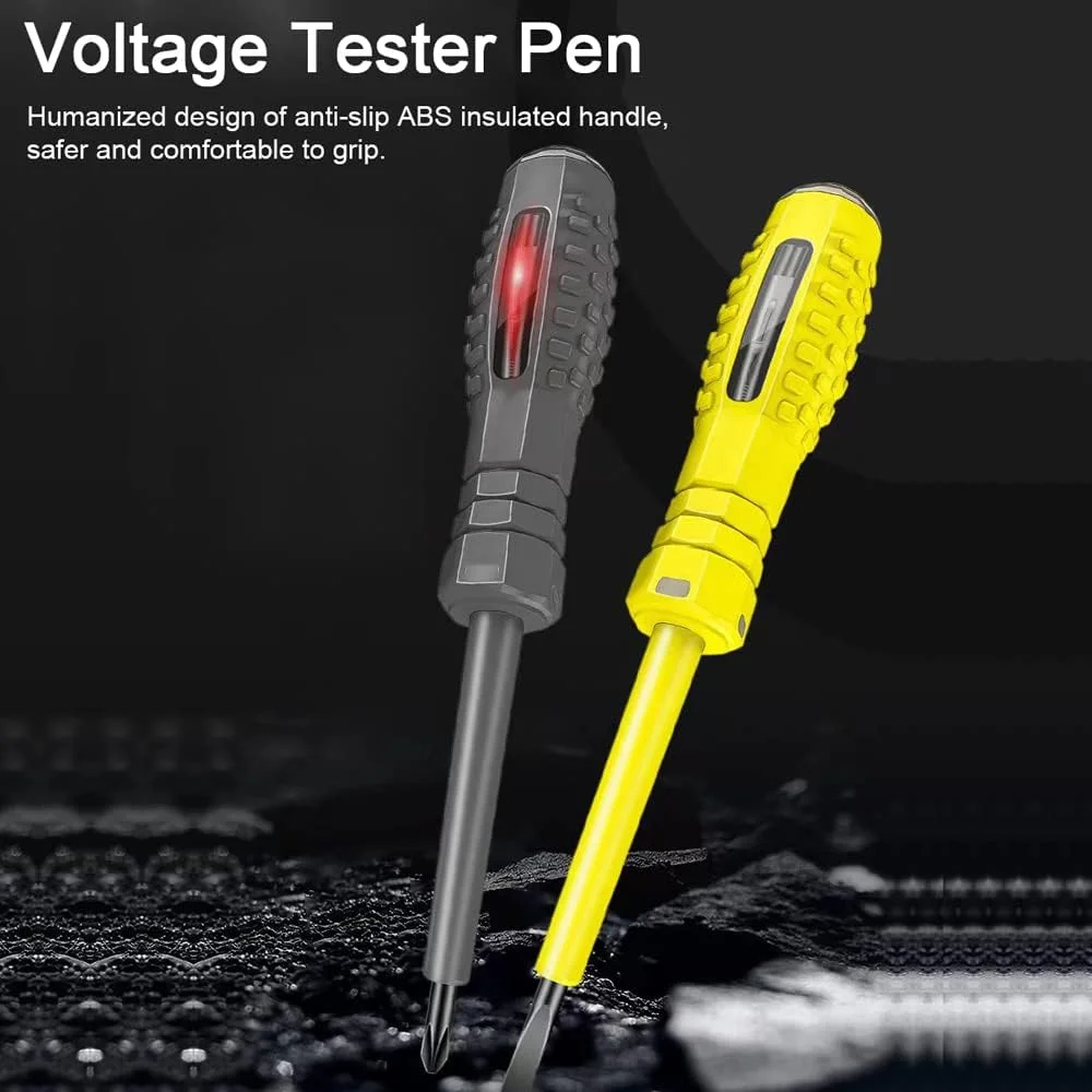 قلم تست ولتاژ پپیسکی، تستر ولتاژ القایی، ولت متر، پیچ گوشتی چند منظوره 2 در 1، نشانگر ولتاژ الکتریکی قلم تست ولتاژ پپیسکی، تستر ولتاژ القایی، ولت متر، پیچ گوشتی چند منظوره 2 در 1، نشانگر ولتاژ الکتریکی