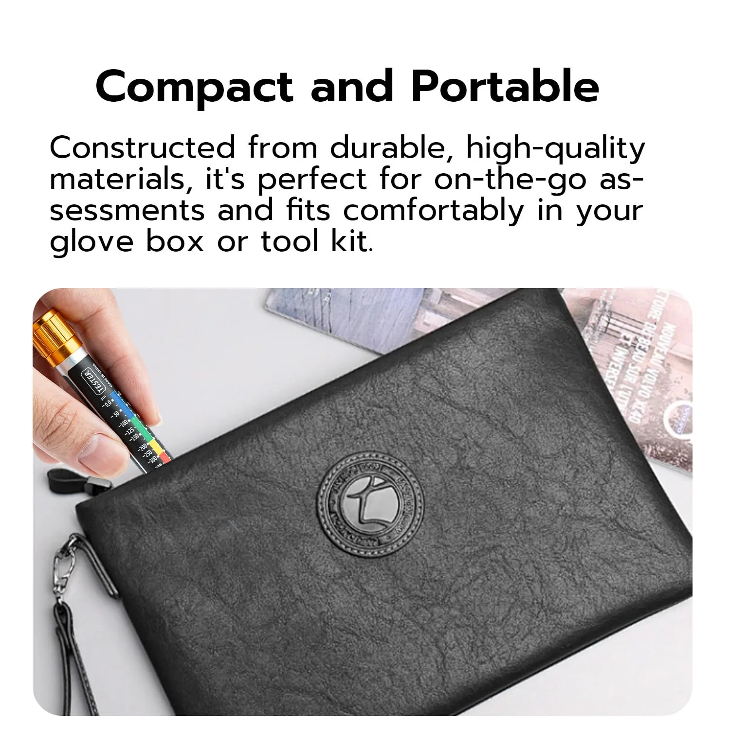 ضخامت سنج رنگ خودرو Mcbazel، ضخامت سنج پوشش، تستر پوشش رنگ با نوک مغناطیسی ضخامت سنج رنگ خودرو Mcbazel، ضخامت سنج پوشش، تستر پوشش رنگ با نوک مغناطیسی