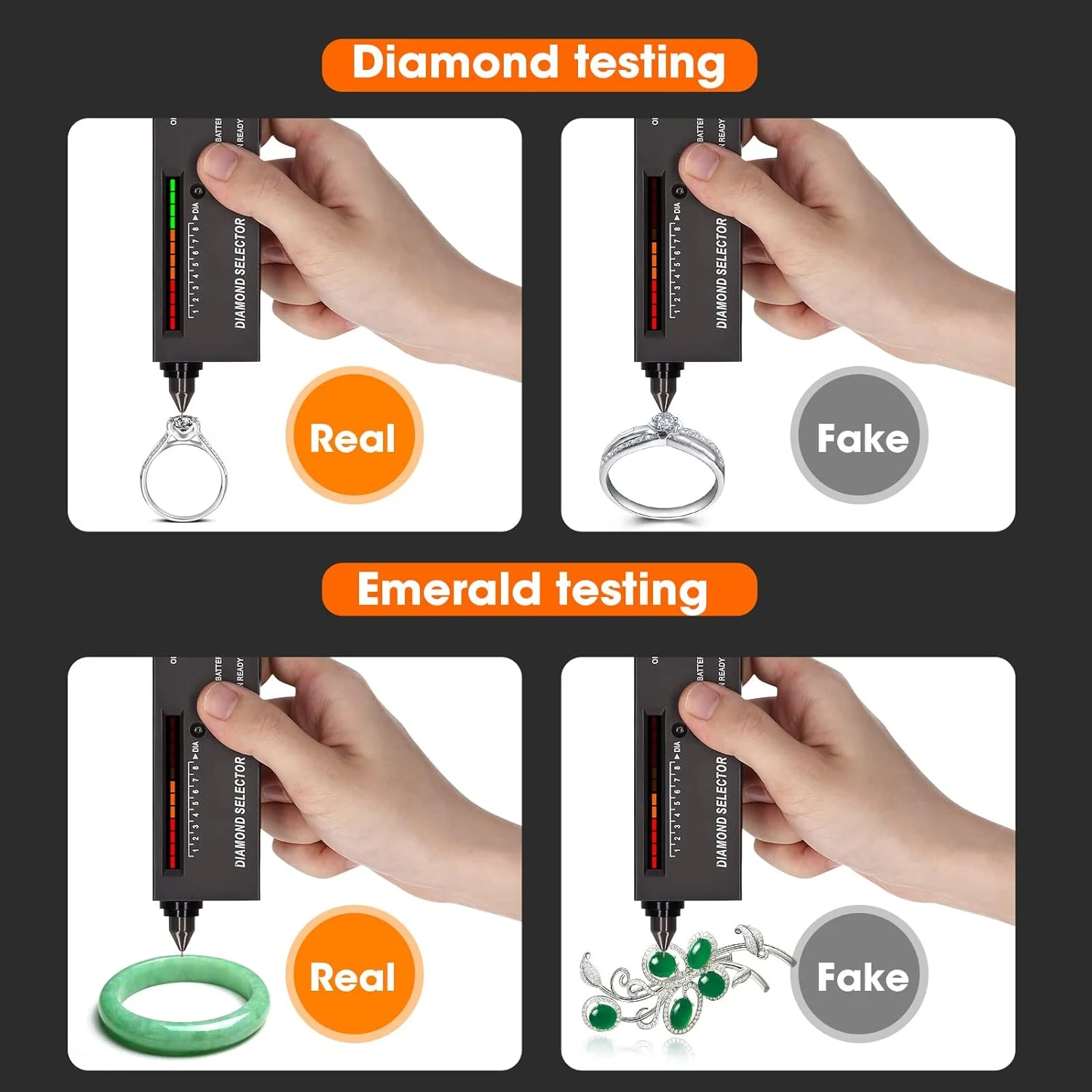 قلم تست الماس Morelian، ابزار تست جواهرات و سنگ های قیمتی با دقت بالا به همراه کیف مخصوص برای افراد مبتدی و متخصص