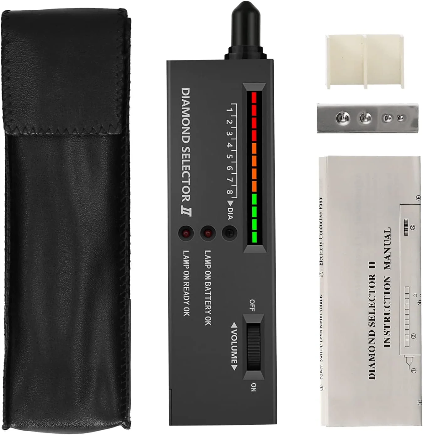 قلم تست الماس Morelian، ابزار تست جواهرات و سنگ های قیمتی با دقت بالا به همراه کیف مخصوص برای افراد مبتدی و متخصص