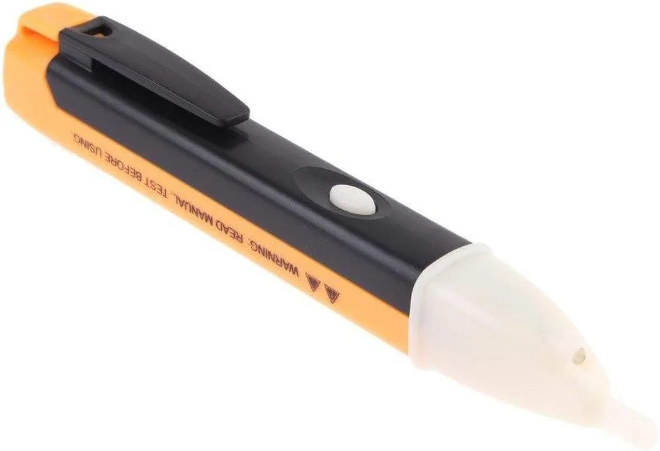 تستر الکتریکی غیر تماسی ولتاژ، پریز برق متناوب، آشکارساز ولتاژ، قلم تست الکتریکی با چراغ LED، نشانگر ولتاژ 90-1000 ولت تستر الکتریکی غیر تماسی ولتاژ، پریز برق متناوب، آشکارساز ولتاژ، قلم تست الکتریکی با چراغ LED، نشانگر ولتاژ 90-1000 ولت