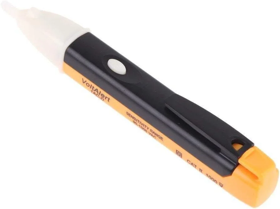 تستر الکتریکی غیر تماسی ولتاژ، پریز برق متناوب، آشکارساز ولتاژ، قلم تست الکتریکی با چراغ LED، نشانگر ولتاژ 90-1000 ولت تستر الکتریکی غیر تماسی ولتاژ، پریز برق متناوب، آشکارساز ولتاژ، قلم تست الکتریکی با چراغ LED، نشانگر ولتاژ 90-1000 ولت