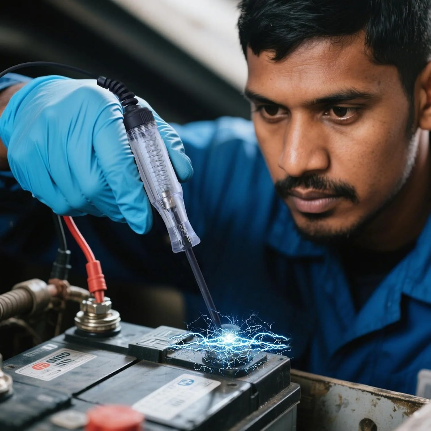 تستر مدار خودرو، قلم تست برق - ابزار تشخیص ولت متر برق خودرو برای اتصال به زمین خودروی برقی، استفاده روزانه موتور سیکلت کامیون تریلر دیوار خانه دریایی