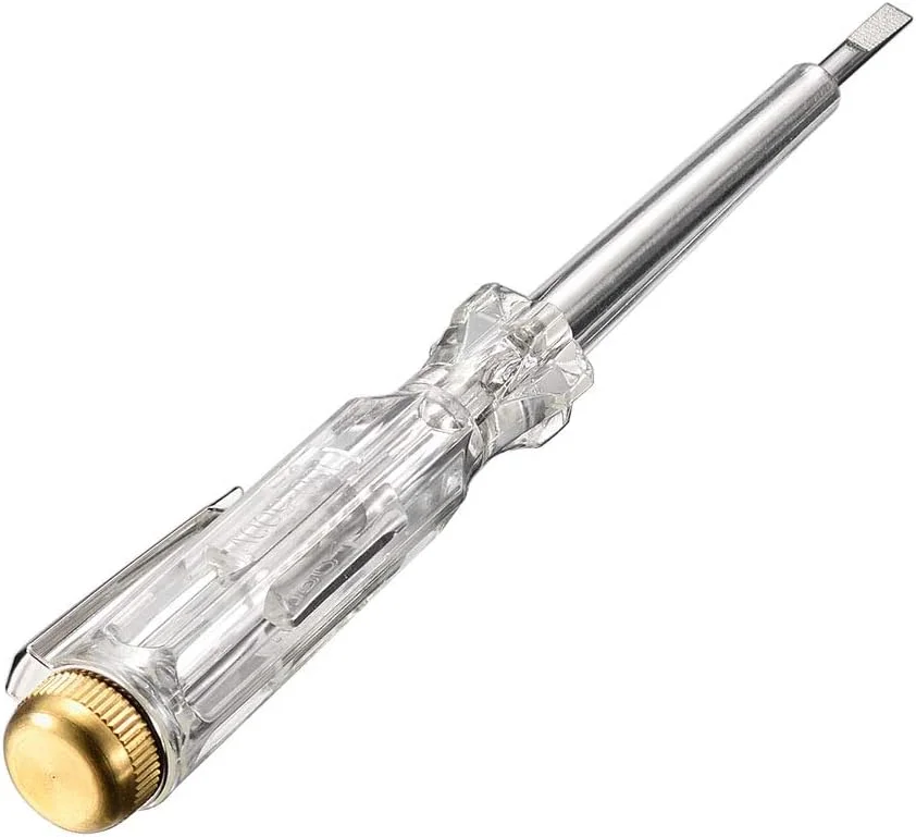 قلم تست برق Eightwood، پیچ گوشتی تست برق، قلم تست برق نئون 220 ولت با لامپ نئون تست ولتاژ 100-500 ولت