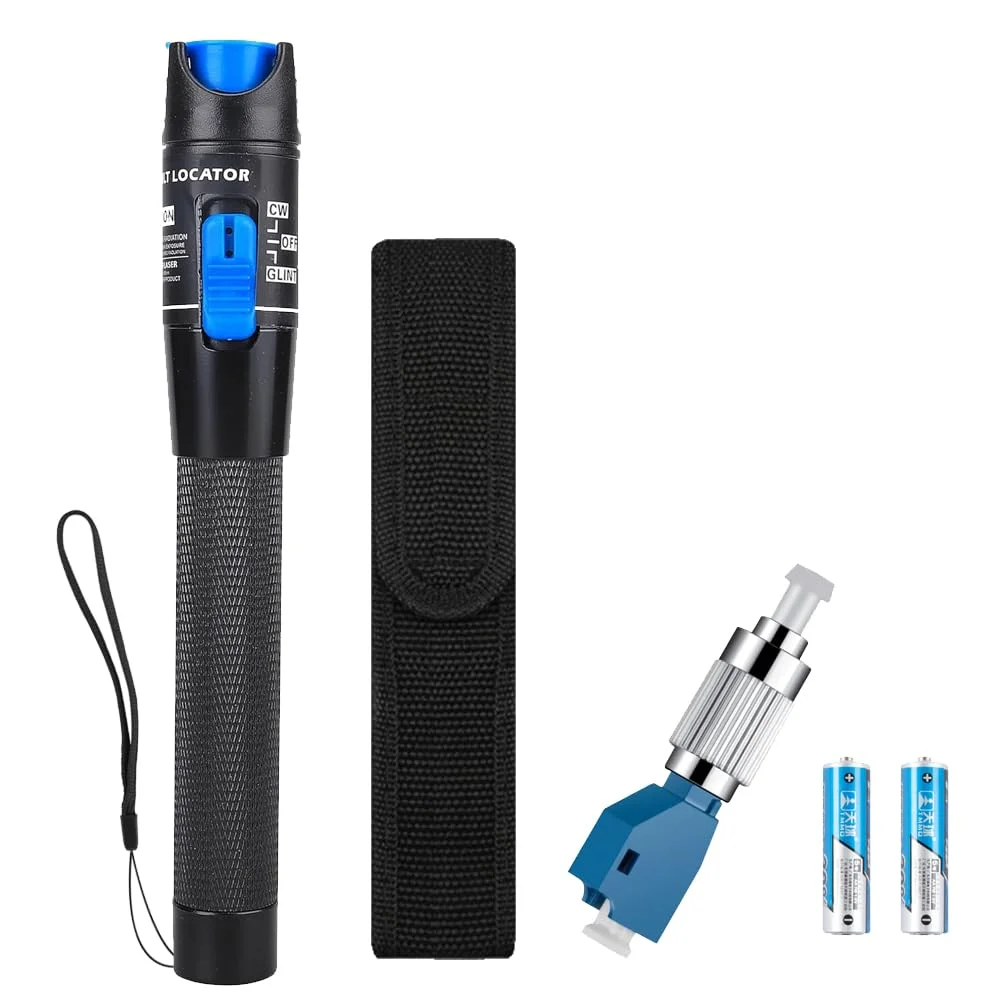 نشانگر عیب یاب بصری MIKUER، قلم نور قرمز تستر کابل فیبر نوری، تجهیزات تست کابل مناسب برای کانکتور 2.5 میلی متری، برای نگهداری مهندسی مخابرات CATV نشانگر عیب یاب بصری MIKUER، قلم نور قرمز تستر کابل فیبر نوری، تجهیزات تست کابل مناسب برای کانکتور 2.5 میلی متری، برای نگهداری مهندسی مخابرات CATV