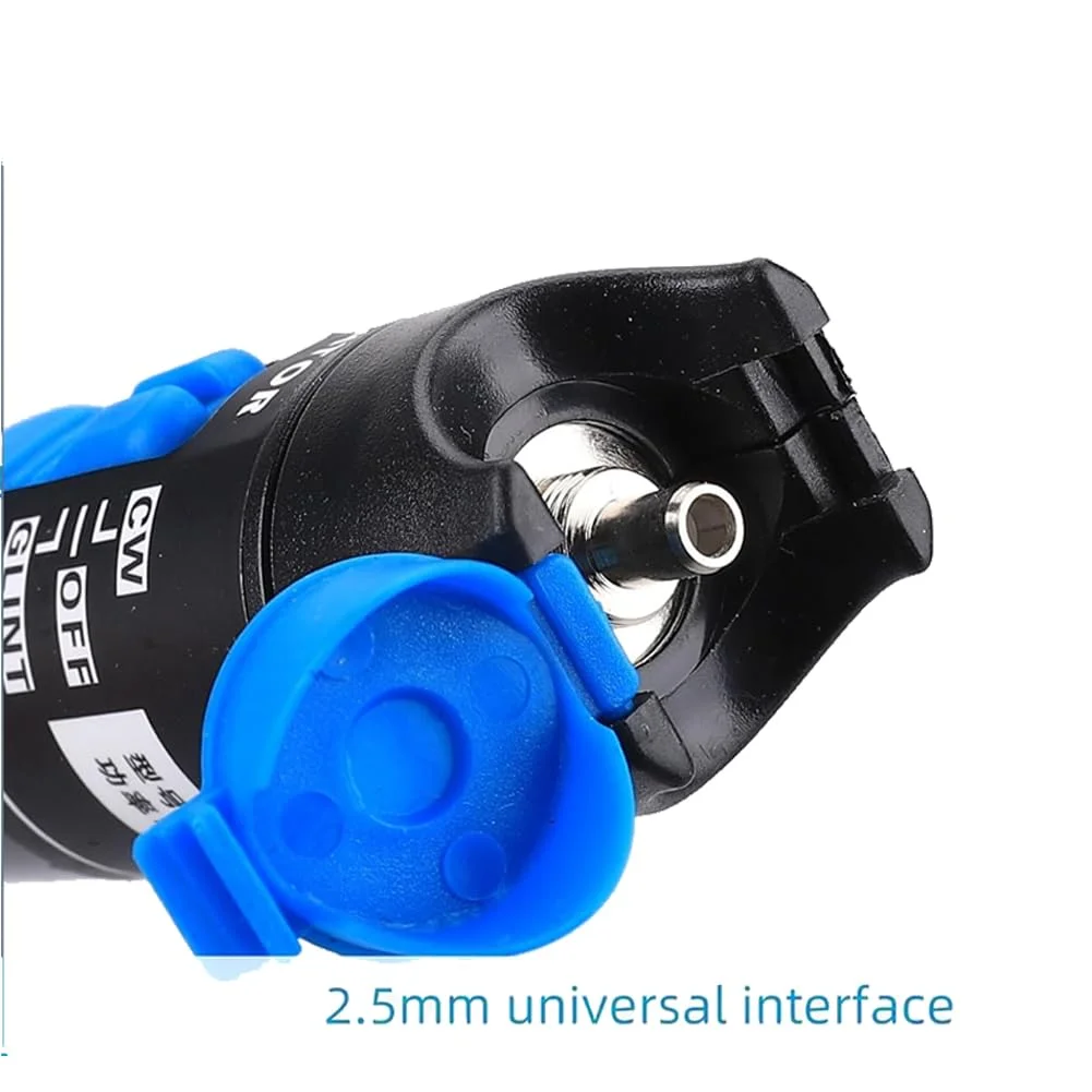 نشانگر عیب یاب بصری MIKUER، قلم نور قرمز تستر کابل فیبر نوری، تجهیزات تست کابل مناسب برای کانکتور 2.5 میلی متری، برای نگهداری مهندسی مخابرات CATV نشانگر عیب یاب بصری MIKUER، قلم نور قرمز تستر کابل فیبر نوری، تجهیزات تست کابل مناسب برای کانکتور 2.5 میلی متری، برای نگهداری مهندسی مخابرات CATV