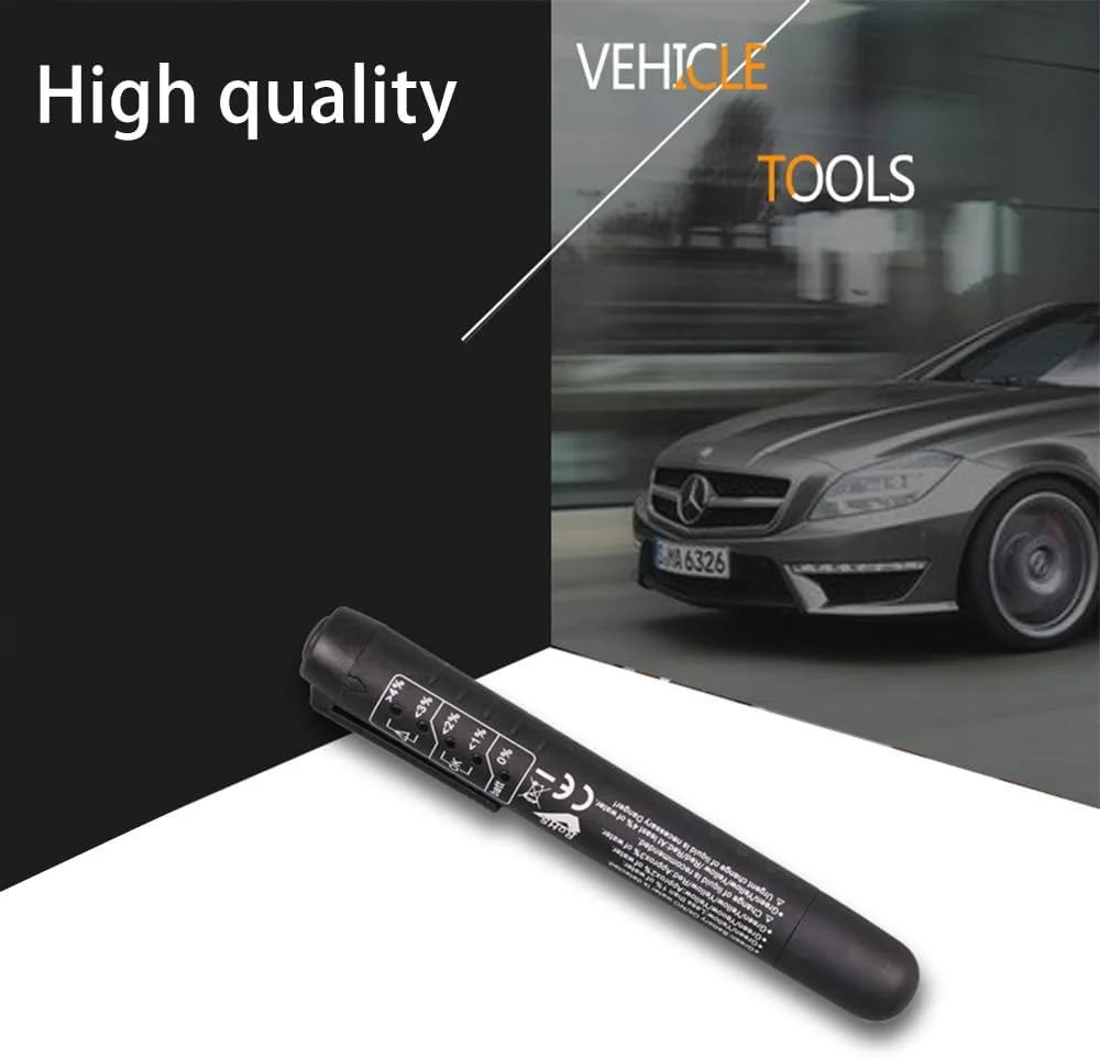 قلم تست مایع روغن ترمز، آنالایزر رطوبت روغن هیدرولیک با 5 نشانگر LED، ابزار تست تشخیصی ترمز اتوماتیک، لوازم جانبی خودرو (بدون باتری) قلم تست مایع روغن ترمز، آنالایزر رطوبت روغن هیدرولیک با 5 نشانگر LED، ابزار تست تشخیصی ترمز اتوماتیک، لوازم جانبی خودرو (بدون باتری)