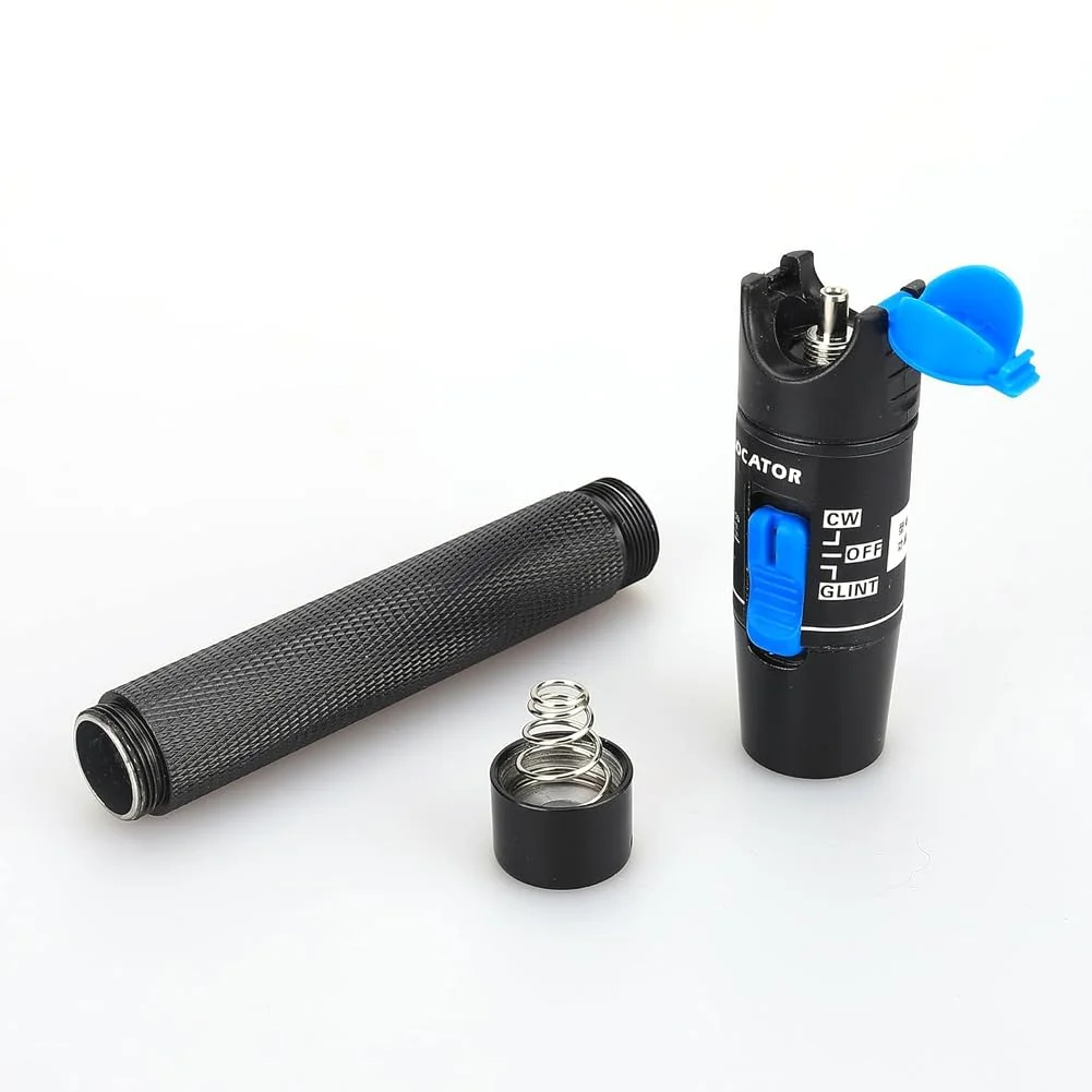 نشانگر عیب یاب بصری MIKUER، قلم نور قرمز تستر کابل فیبر نوری، تجهیزات تست کابل مناسب برای کانکتور 2.5 میلی متری، برای نگهداری مهندسی مخابرات CATV نشانگر عیب یاب بصری MIKUER، قلم نور قرمز تستر کابل فیبر نوری، تجهیزات تست کابل مناسب برای کانکتور 2.5 میلی متری، برای نگهداری مهندسی مخابرات CATV