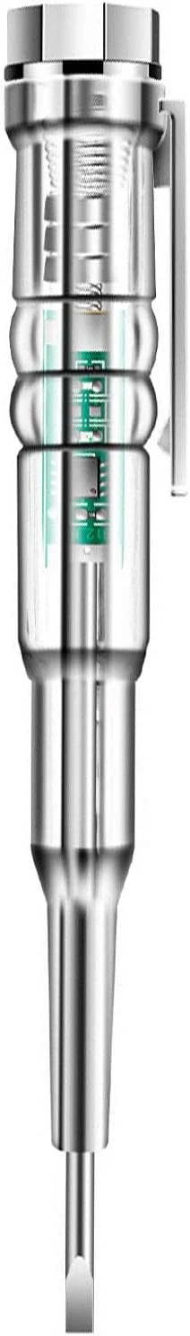 تستر ولتاژ | قلم تست القایی غیر تماسی هوشمند | تستر ولتاژ برای ولتاژ AC DC، تست سیم برق، ظرفیت خازنی، پیوستگی تستر ولتاژ | قلم تست القایی غیر تماسی هوشمند | تستر ولتاژ برای ولتاژ AC DC، تست سیم برق، ظرفیت خازنی، پیوستگی