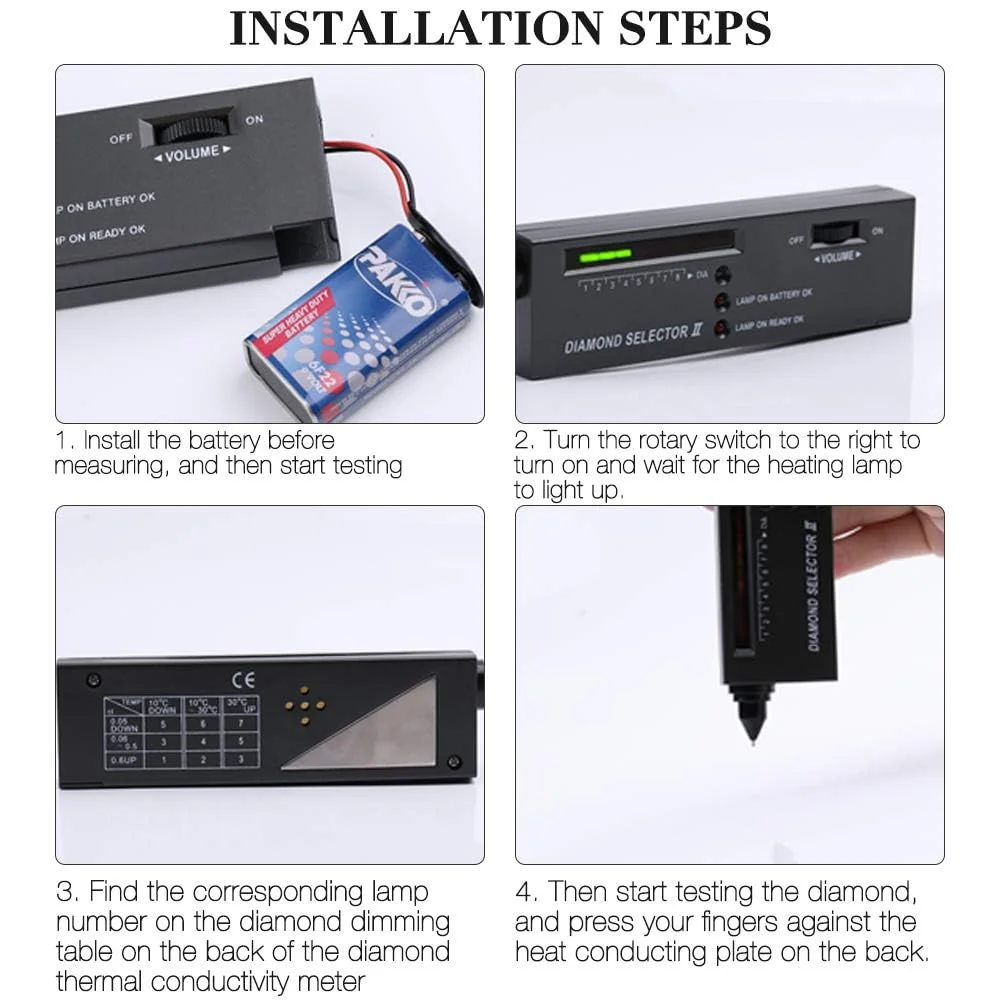 قلم تست الماس الکترونیکی، انتخابگر الماس، ابزار تست سختی سنگ ها، برای الماس، یاقوت کبود، یاقوت سرخ، کریستال، عقیق، برای افراد مبتدی و حرفه ای با دقت قلم تست الماس الکترونیکی، انتخابگر الماس، ابزار تست سختی سنگ ها، برای الماس، یاقوت کبود، یاقوت سرخ، کریستال، عقیق، برای افراد مبتدی و حرفه ای با دقت