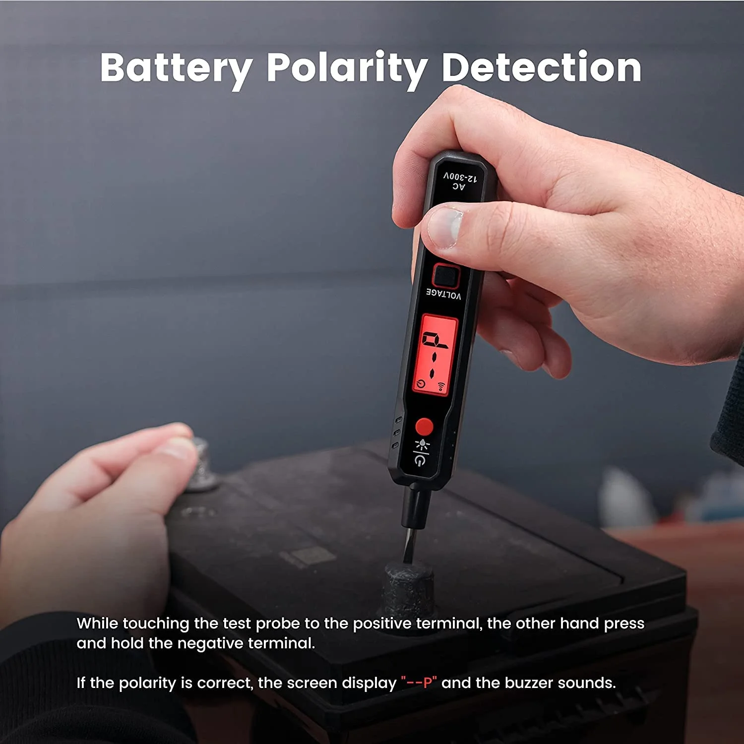 تستر ولتاژ SYOSI، قلم ولتاژ 12 تا 300 ولت تماسی و غیر تماسی با NCV، سیم زنده، تستر سیم نول، تستر الکتریکی با صفحه نمایش LCD، زنگ هشدار، یاب نقطه شکست سیم